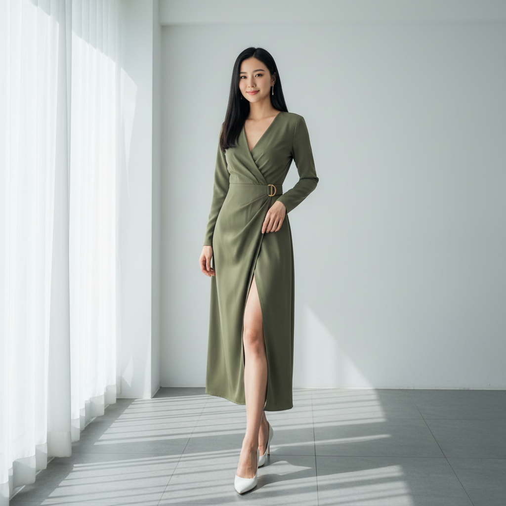 LINH Hooded Maxi Dress