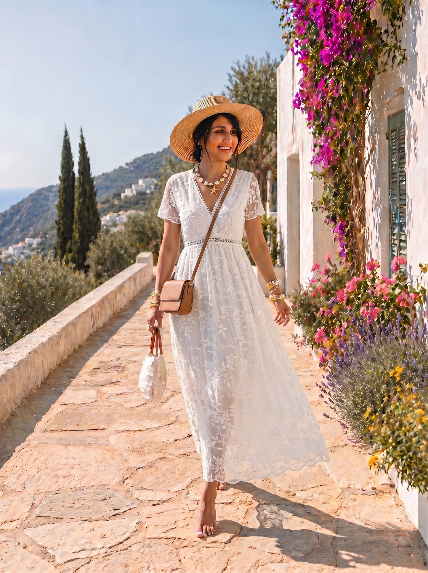 Luna Lace Maxi Dress